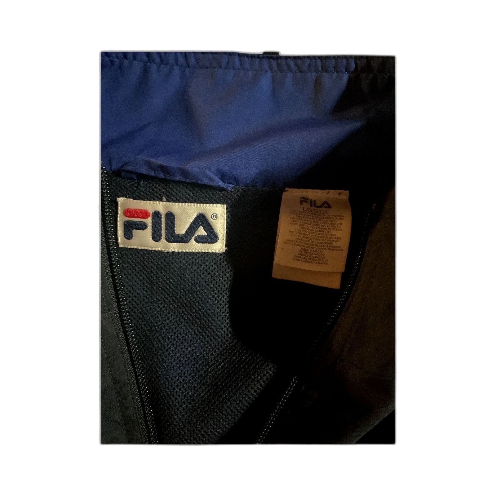 Fila Vintage Fila Windbreaker Track Lightweight Jacket Mesh Lined Size US L / EU 52-54 / 3 - 5 Thumbnail