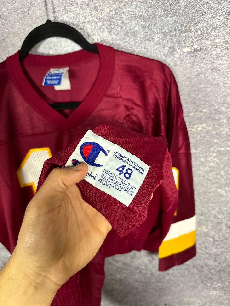 Champion × NFL FREROTTE 90's Washington Redskins 1995 Champoin NFL Jersey Size US XL / EU 56 / 4 - 12 Thumbnail