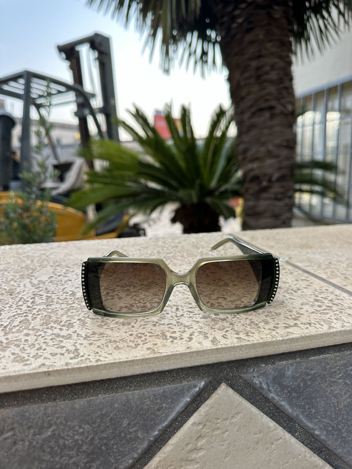 Chloe Sunglasses Dark Green 78S