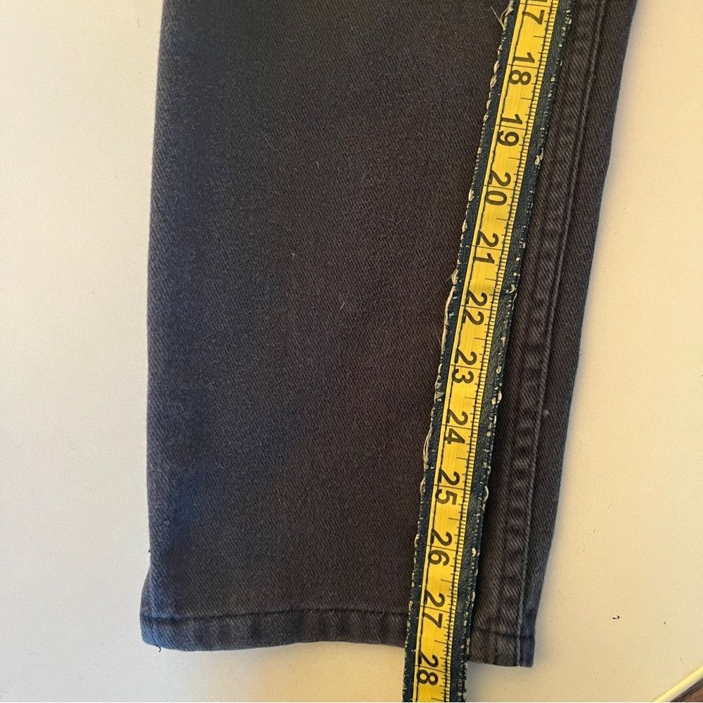 Designer Sostanza High Rise Mom Style Slim Jeans Black Grey Medium 12 Size 34" / US 12 / IT 48 - 9 Thumbnail