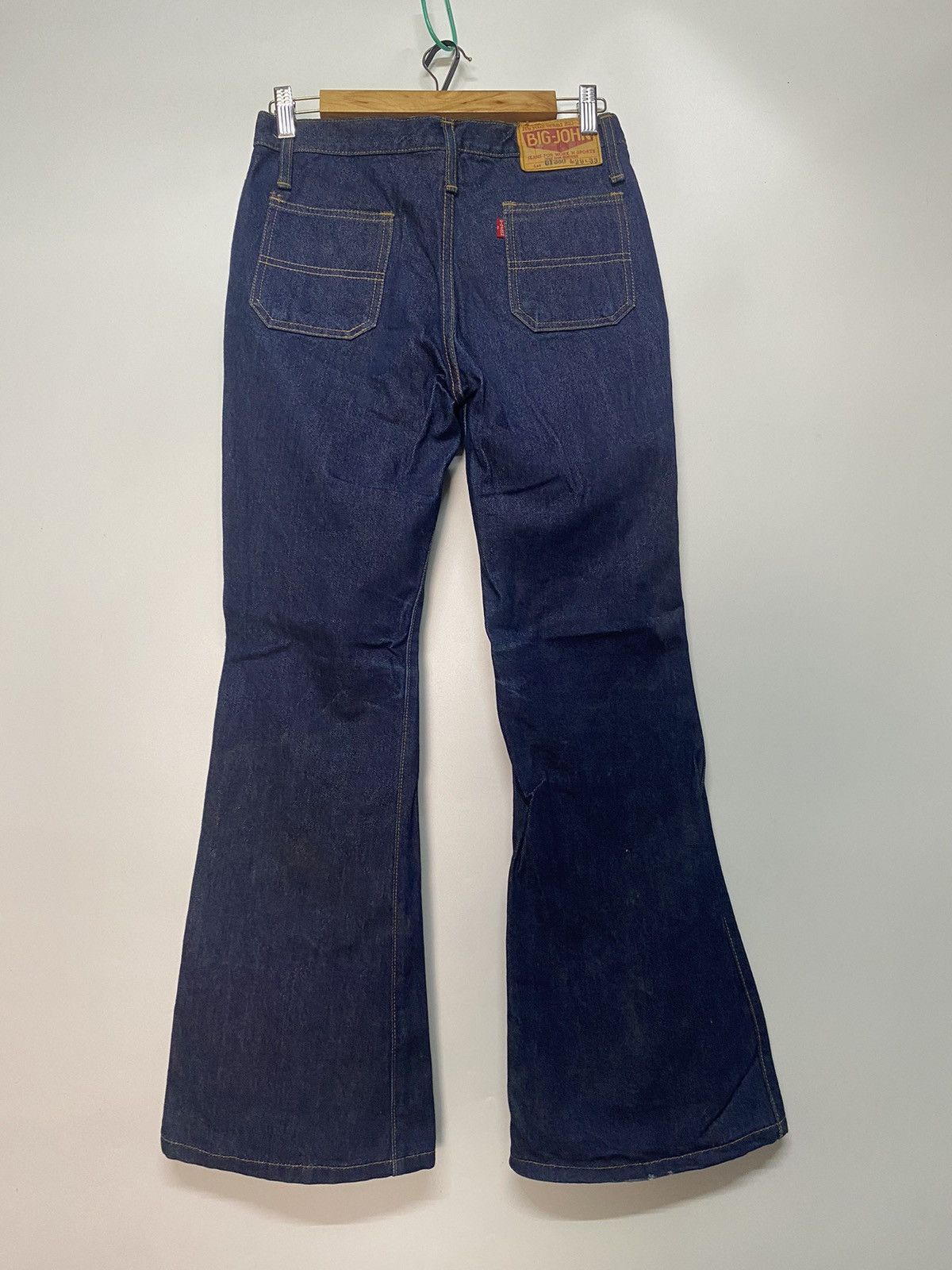 Big John × Japanese Brand Vintage Big John Denim Jeans Button Fly Flare Bootcut Pants Size 28" / US 6 / IT 42 - 2 Thumbnail