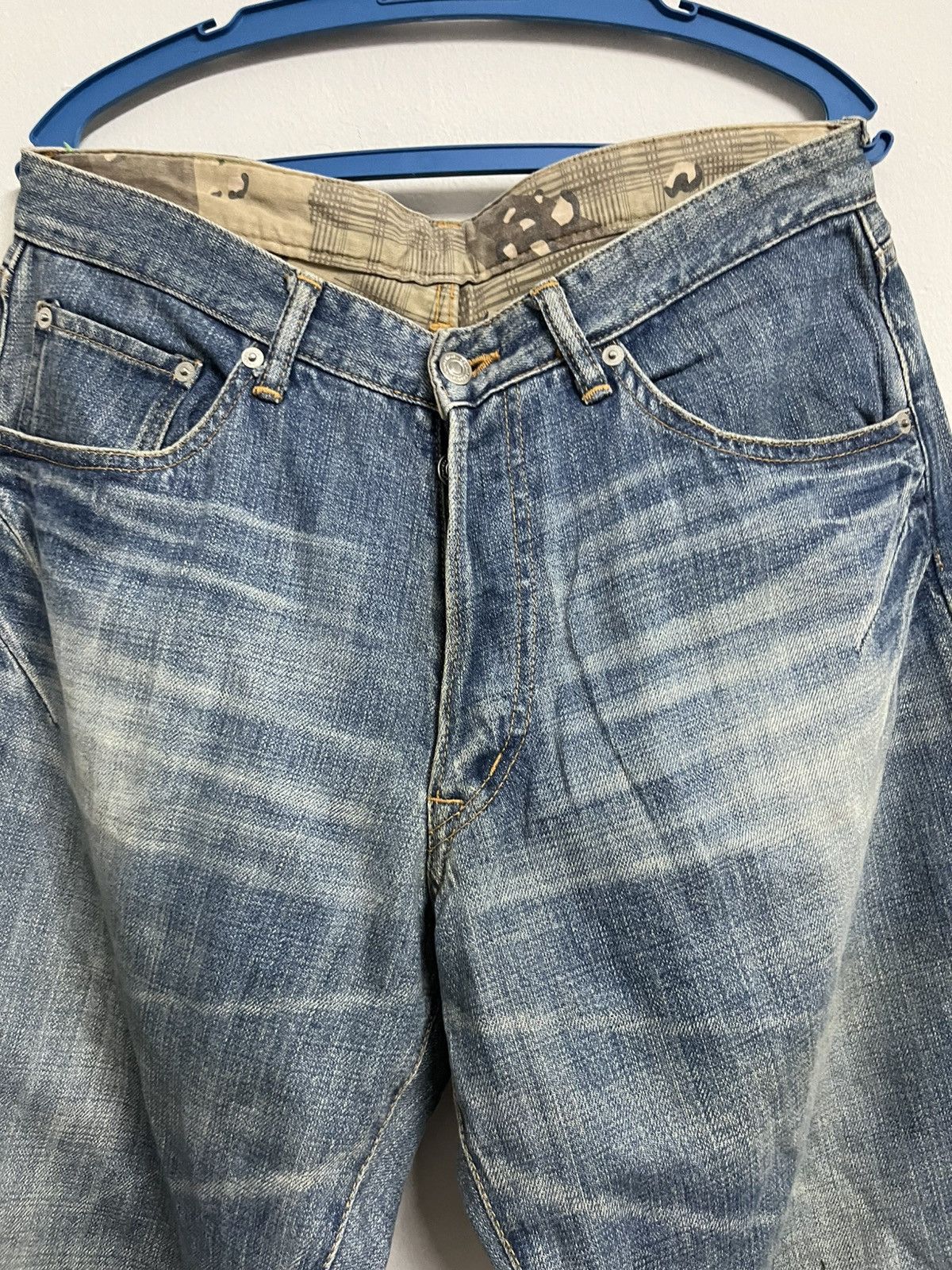 Swagger 🔥 2006 SWAGGER TRASHED DISTRESSED PATCHED JEANS Size US 33 - 6 Thumbnail