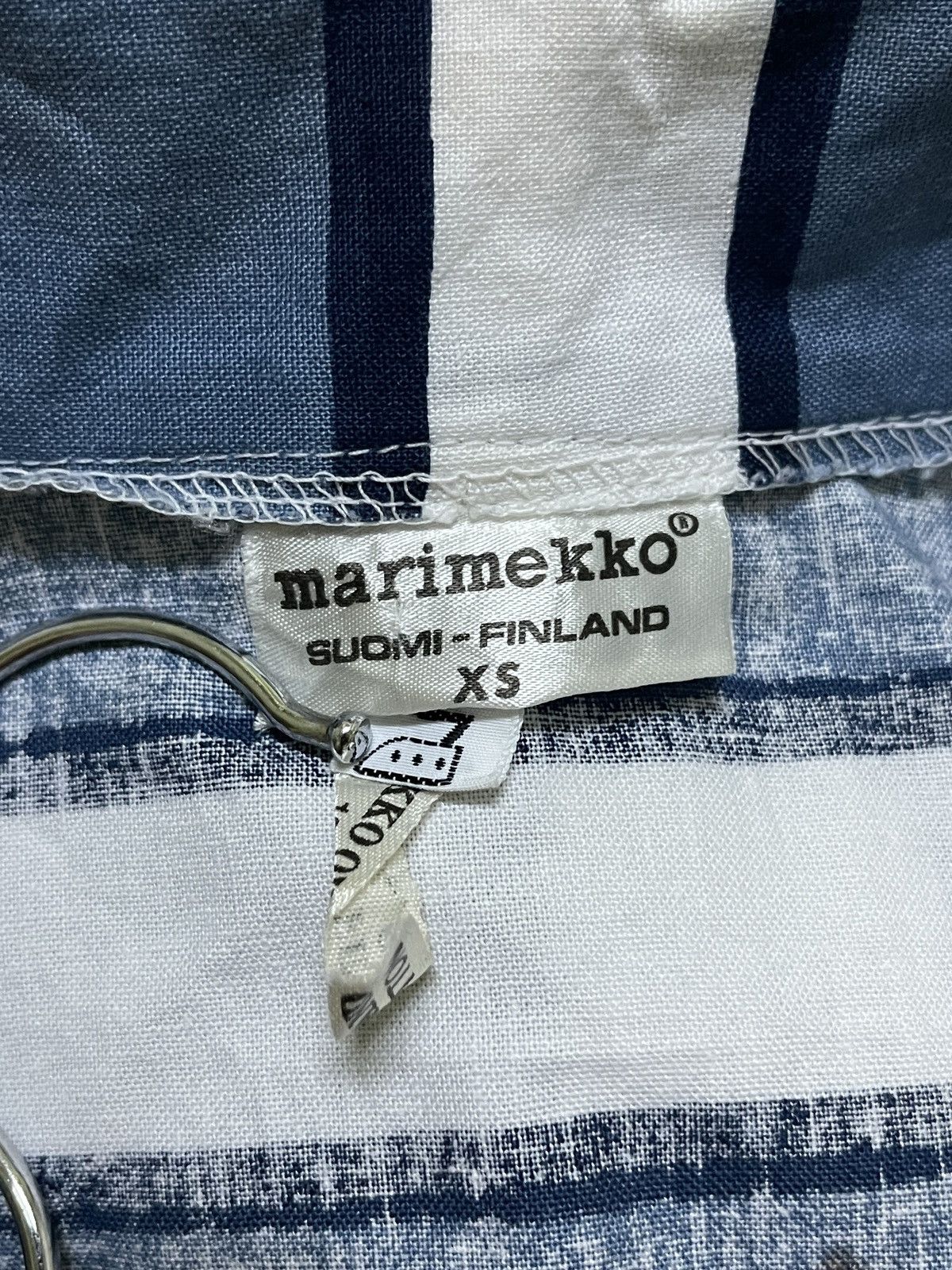 Marimekko × Vintage Vintage Marimekko 1977 Finland Dress Button Striped Size XS / US 0-2 / IT 36-38 - 15 Thumbnail