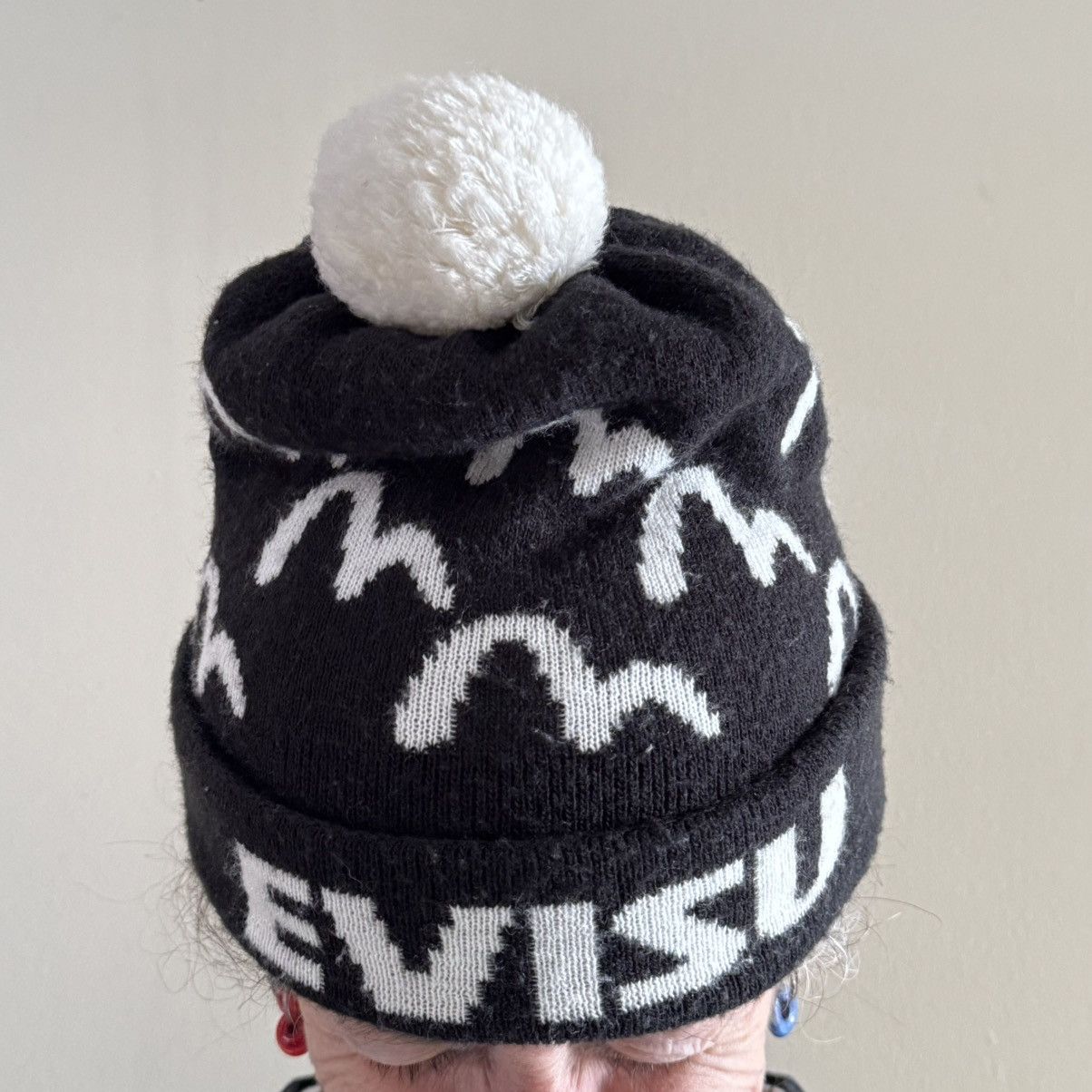 Evisu Evisu Beanie Winter Hat Size ONE SIZE - 1 Thumbnail