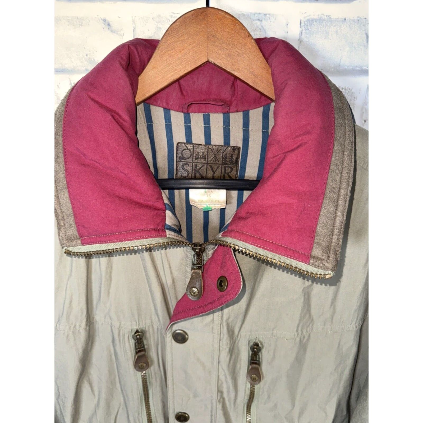 Vintage VINTAGE Skyr Green Parka Jacket Mens XS Winter Outerwear Size US XS / EU 42 / 0 - 2 Thumbnail