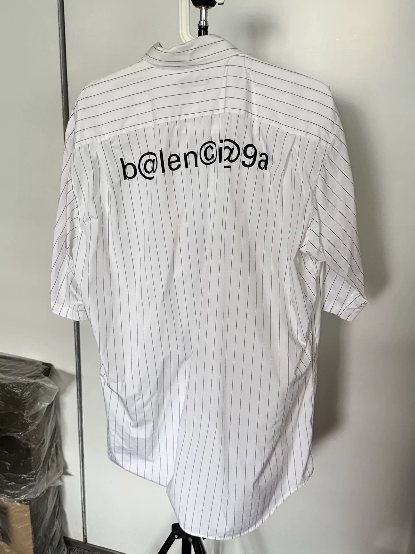 Balenciaga balenciaga striped shirt uni size 38 Size US M / EU 48-50 / 2 - 1 Thumbnail