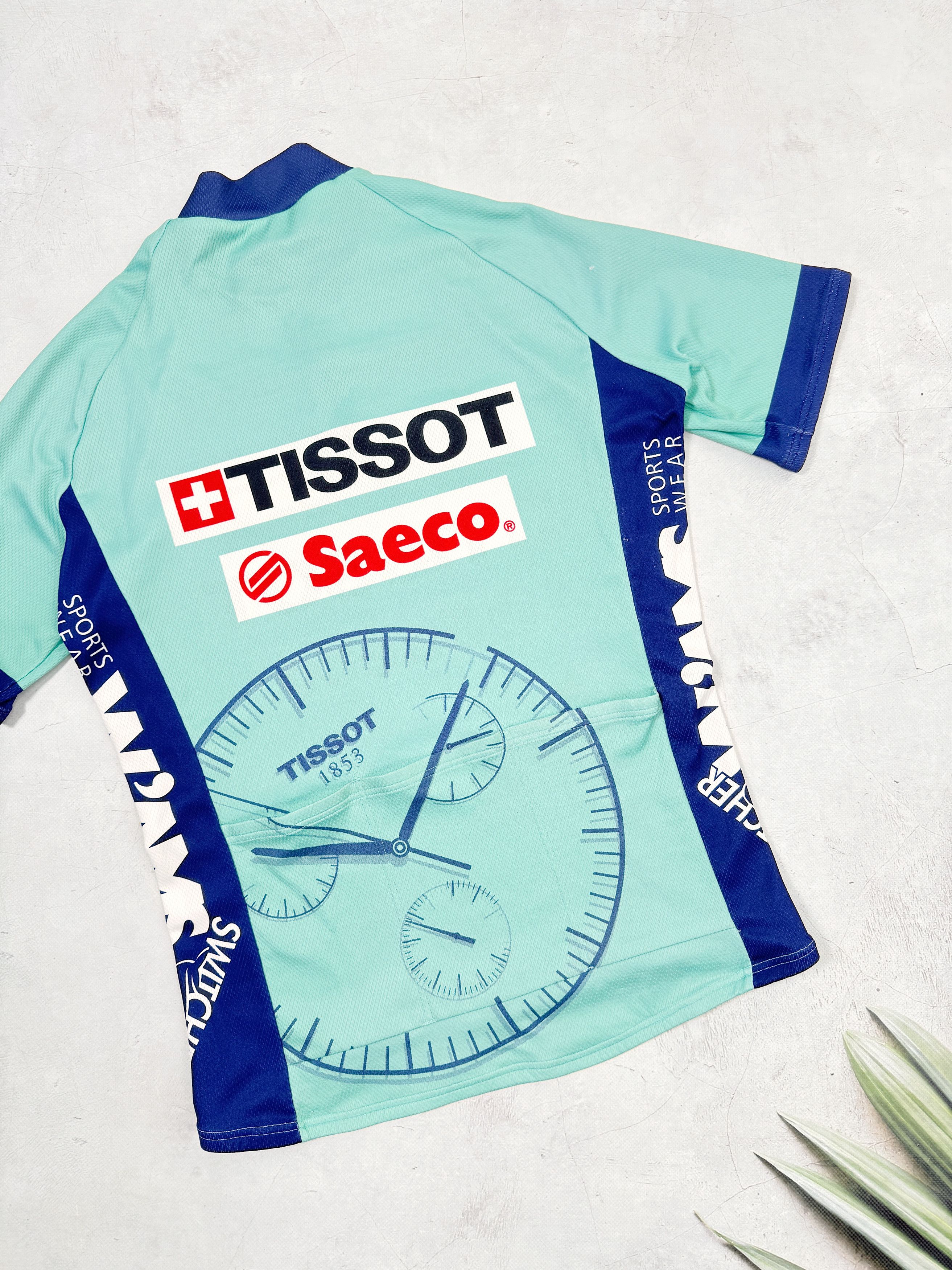 Vintage Vintage Wams Cycling Jersey Saeco Tissot Adidas Size US M / EU 48-50 / 2 - 11 Thumbnail