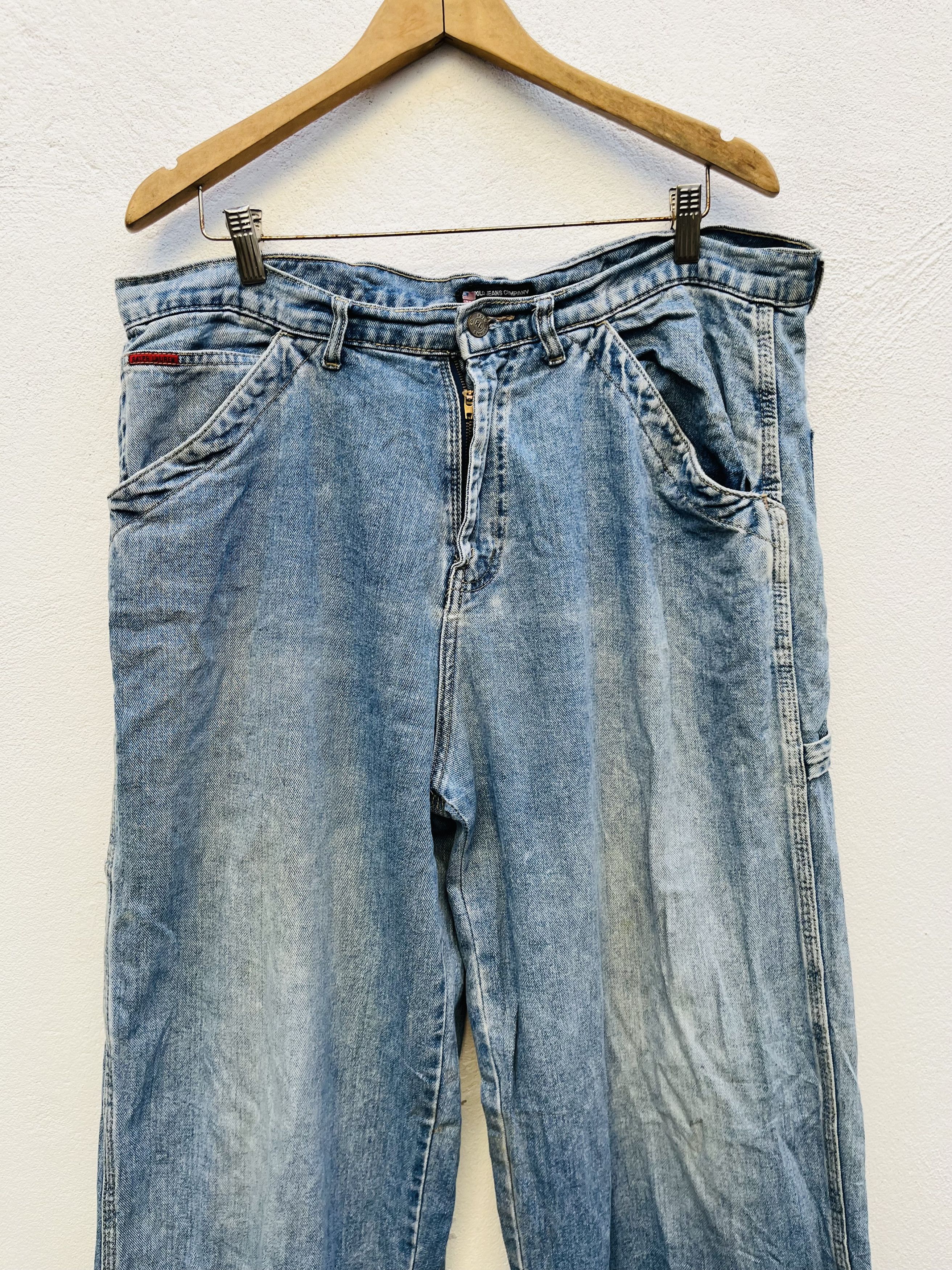 Polo Ralph Lauren × Vintage Vintage Polo Ralph Lauren Beggie Hip Hop Fashion Style Size US 38 / EU 54 - 3 Thumbnail