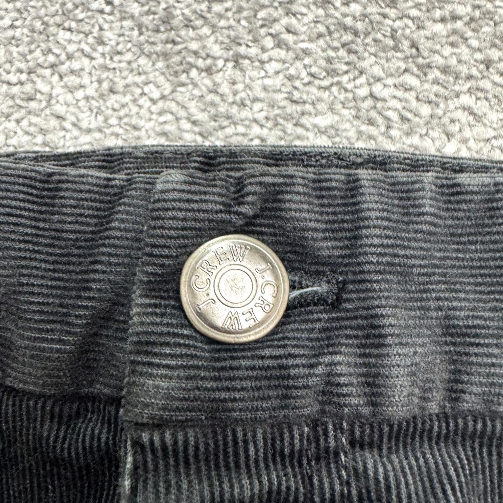 J.Crew J.Crew Favorite Fit Corduroy Pants Womens 8 Short Charcoal Gray Mid Rise Stretch Regular Size 30" / US 8 / IT 44 - 3 Thumbnail