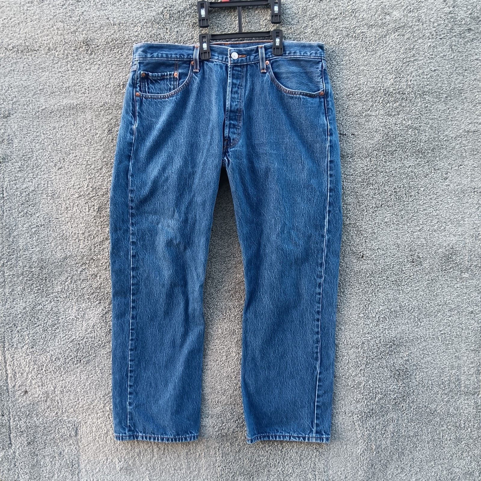 Levi's Levi’s 501 Men’s Jeans Size 38x30 Straight Leg Blue Denim Size US 38 / EU 54 - 1 Thumbnail
