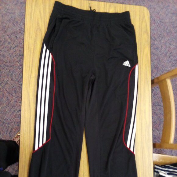 Adidas Adidas 3 Stripe Athletic Sweatpants Joggers Trainers Size US 30 / EU 46 - 2 Thumbnail