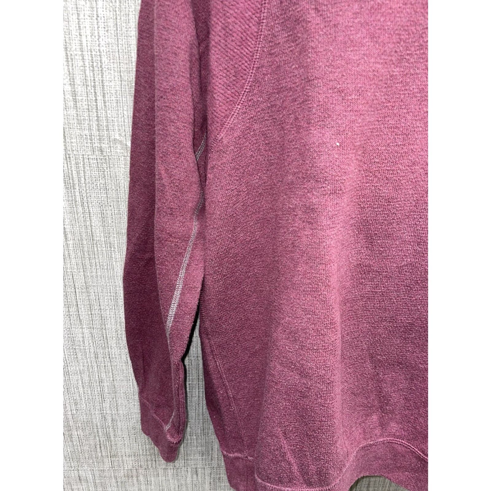 Tommy Bahama Tommy Bahama Half Zip Pullover L Mens 100% Cotton Light Maroon Red Zip Sweater Size US L / EU 52-54 / 3 - 6 Thumbnail
