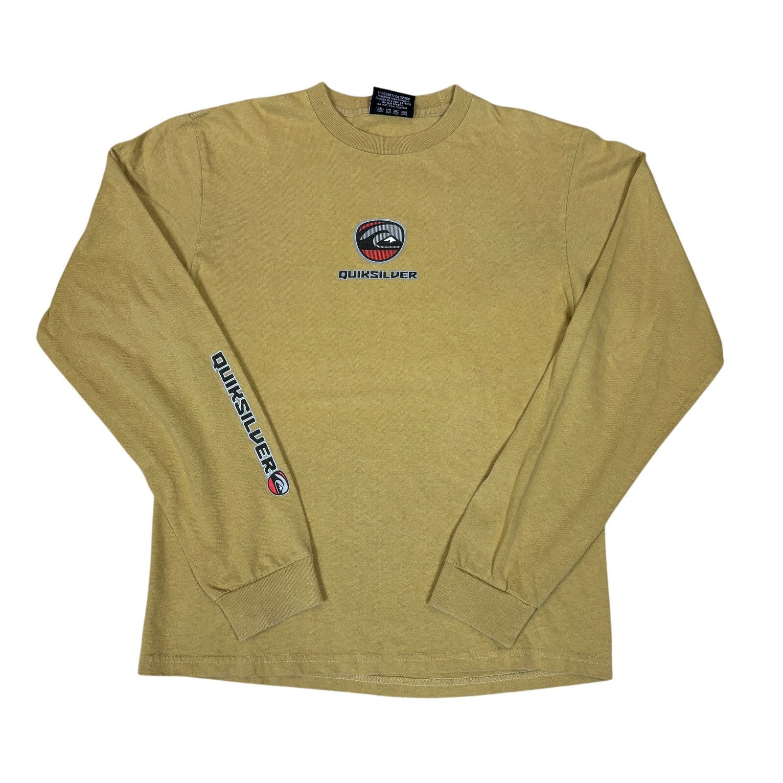Quiksilver × Vintage Vintage 90s Quiksilver Logo Surf Long Sleeve Shirt Men's S Size US S / EU 44-46 / 1 - 1 Thumbnail