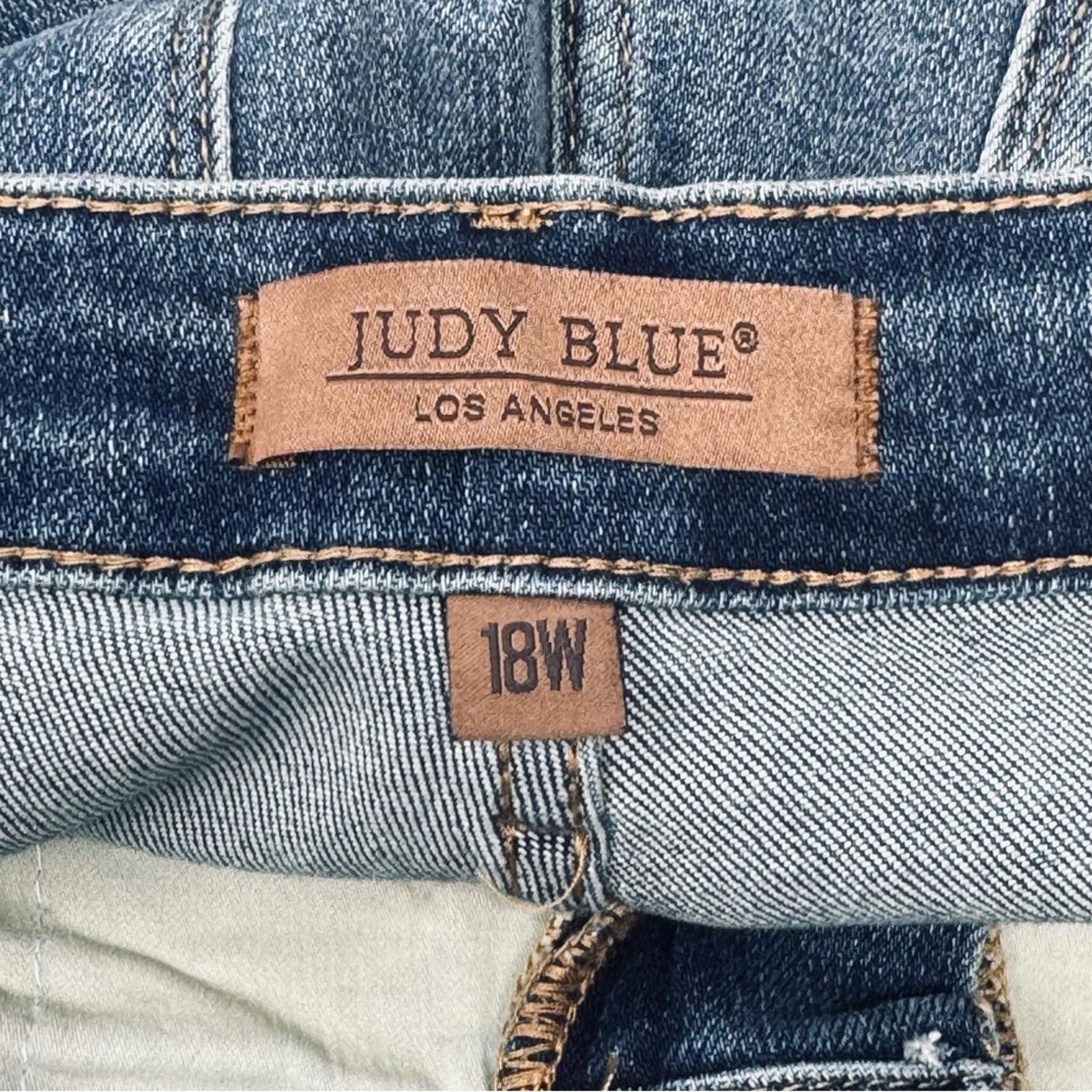 Designer NWT. Judy Blue. Slim Fit Tummy Control Jeans. Size 18W. Size 40" / US 18 - 5 Thumbnail