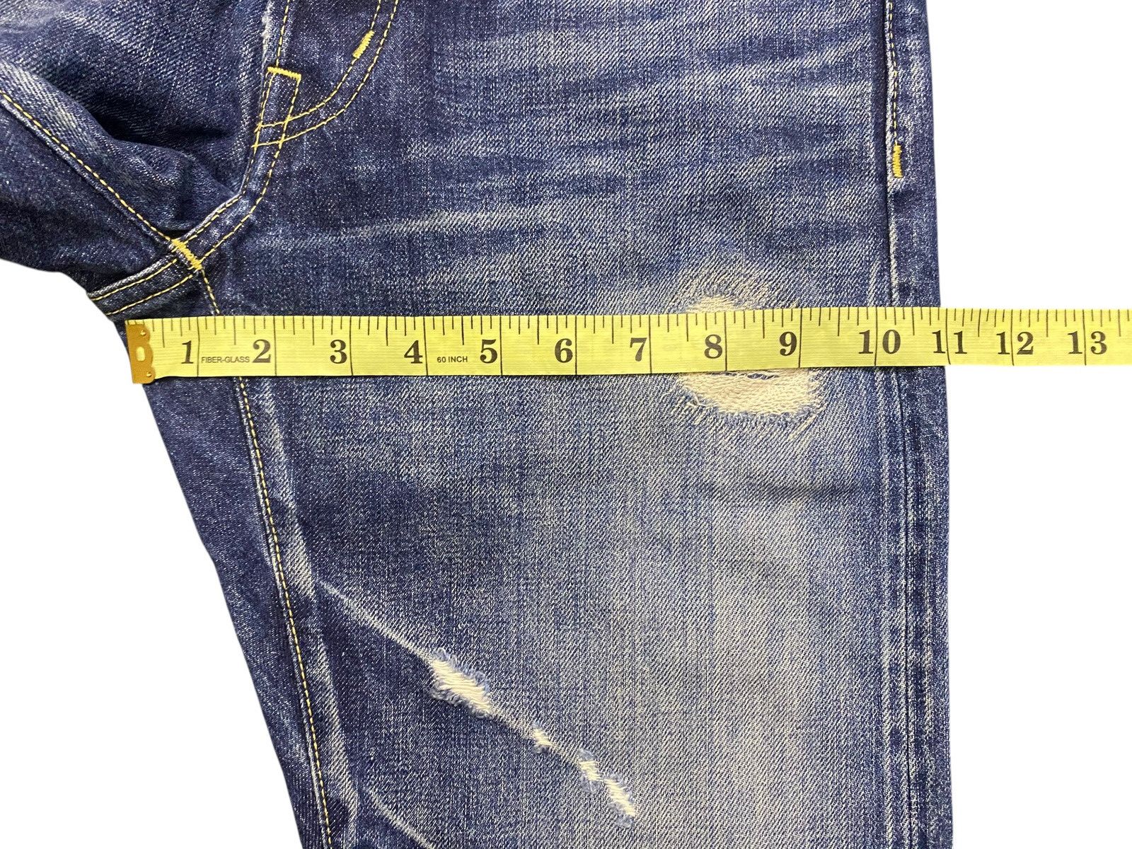Hysteric Glamour Hysteric Glamour Distressed Stud Denim Size US 30 / EU 46 - 16 Thumbnail