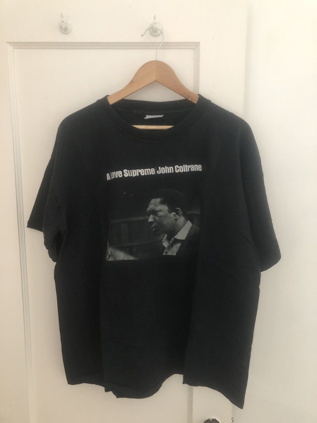 Image of Vintage Coltrane A Love Supreme Tee in Black, Men's (Size XL)