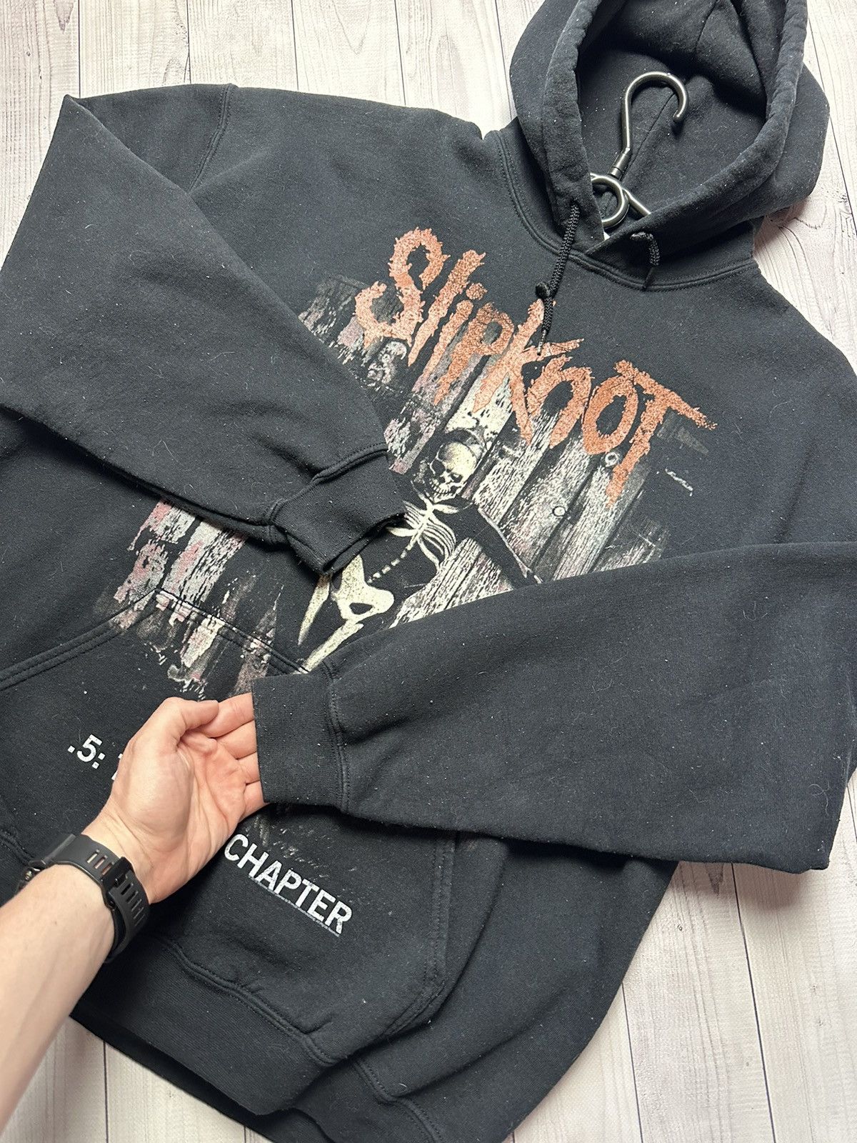 Slipknot × Vintage Vintage Slipknot rock hoodie big logo rare size XL Size US XL / EU 56 / 4 - 6 Thumbnail