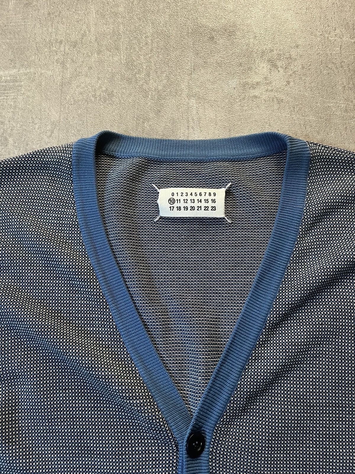 Maison Margiela Maison Margiela S/S 04 cardigan sweater gray blue Size US XL / EU 56 / 4 - 2 Thumbnail