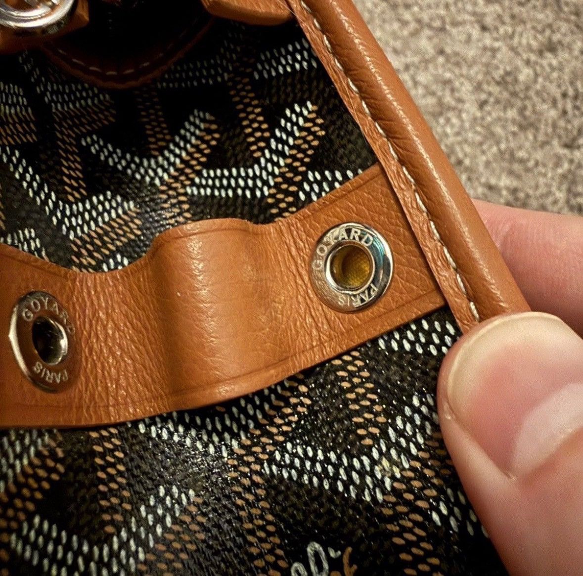 Goyard Brown Goyard Bag Size ONE SIZE - 6 Thumbnail
