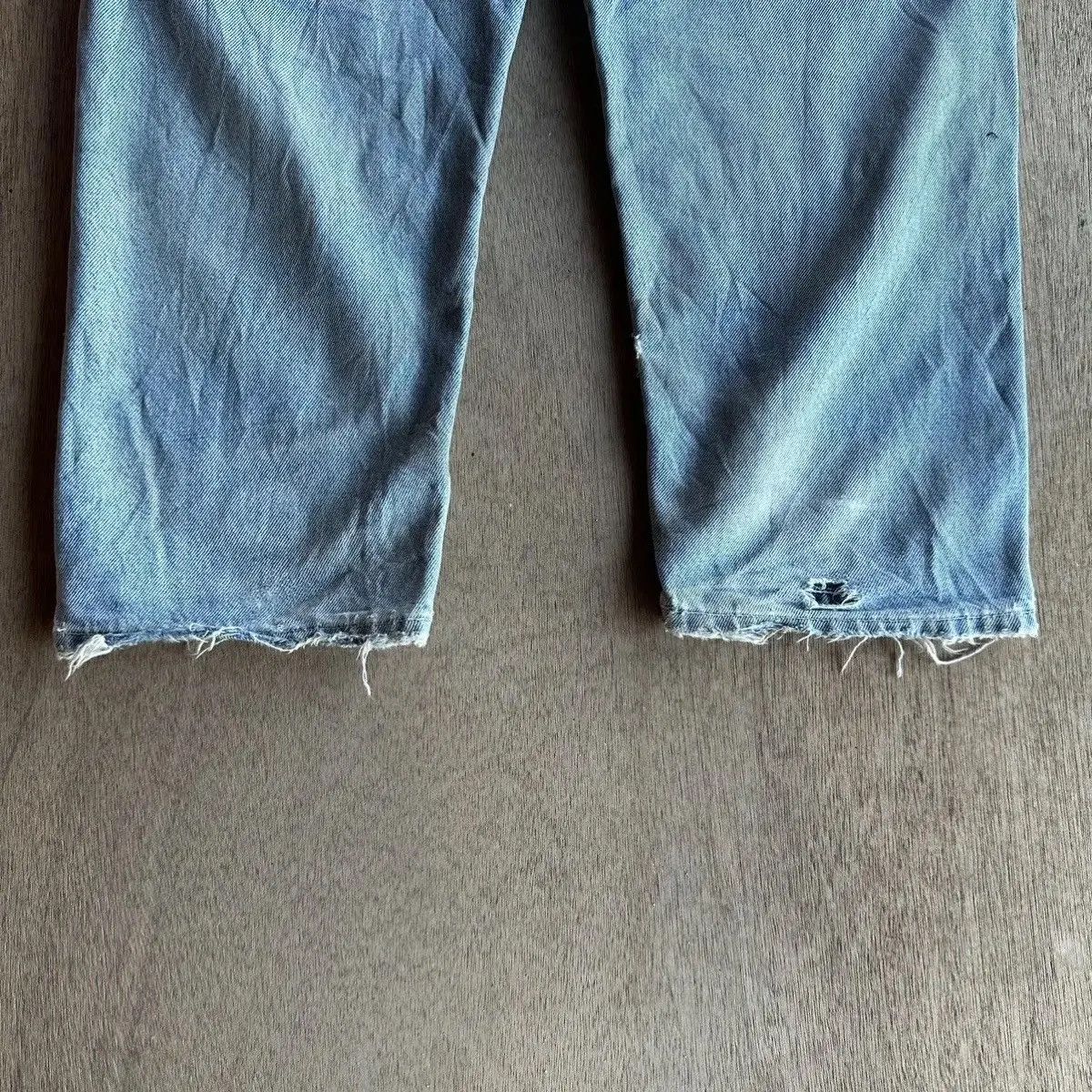 Levi's Made & Crafted LEVI’S MADE & CRAFT DENIM DOUBLE KNEE RIPPED WORK WEAR PANTS Size US 30 / EU 46 - 20 Thumbnail