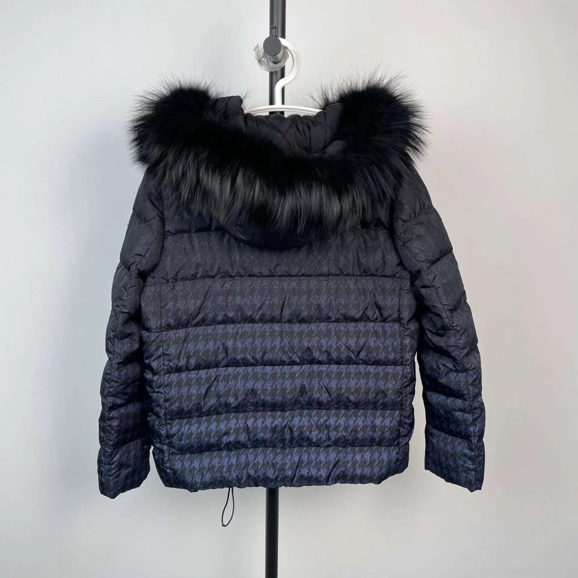 Prada PRADA Hooded Down Jacket Black Green Color Blocked Size 38 Size XS / US 0-2 / IT 36-38 - 2 Thumbnail
