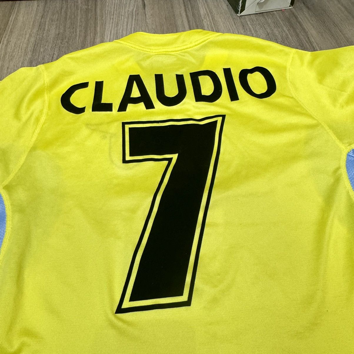 Puma Lazio 01/02 away shirt #7 Claudio Size US M / EU 48-50 / 2 - 4 Thumbnail