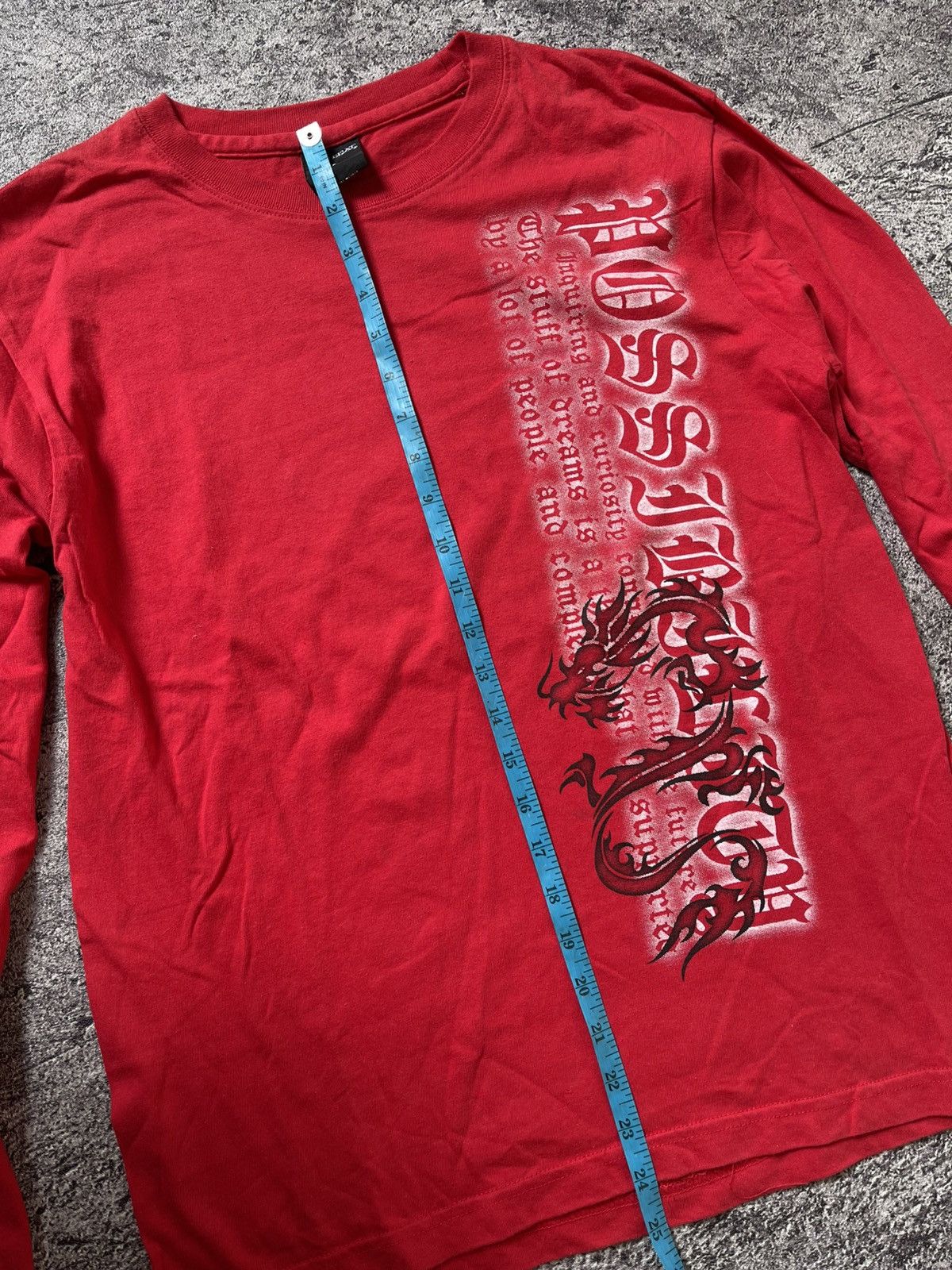 Japanese Brand Y2K Bay Leaf Dragon ifsixwasnine punk Longsleeve Size US L / EU 52-54 / 3 - 7 Thumbnail
