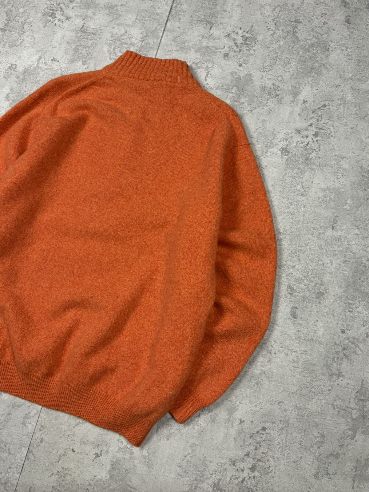 Lacoste Lacoste Half Zip Knit Sweater Orange Size 7 Size US L / EU 52-54 / 3 - 9 Thumbnail