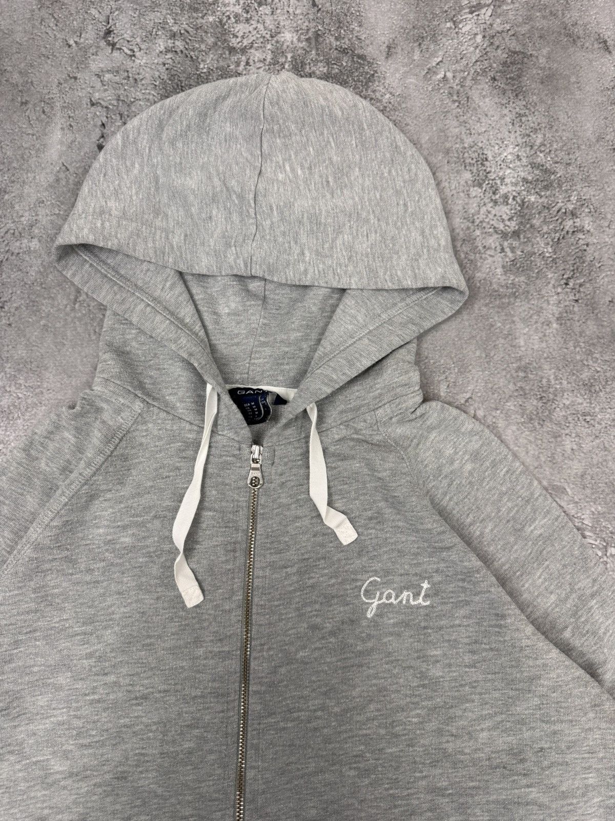 Gant Gant Women Zip Hoodie Grey Size M Size M / US 6-8 / IT 42-44 - 2 Thumbnail