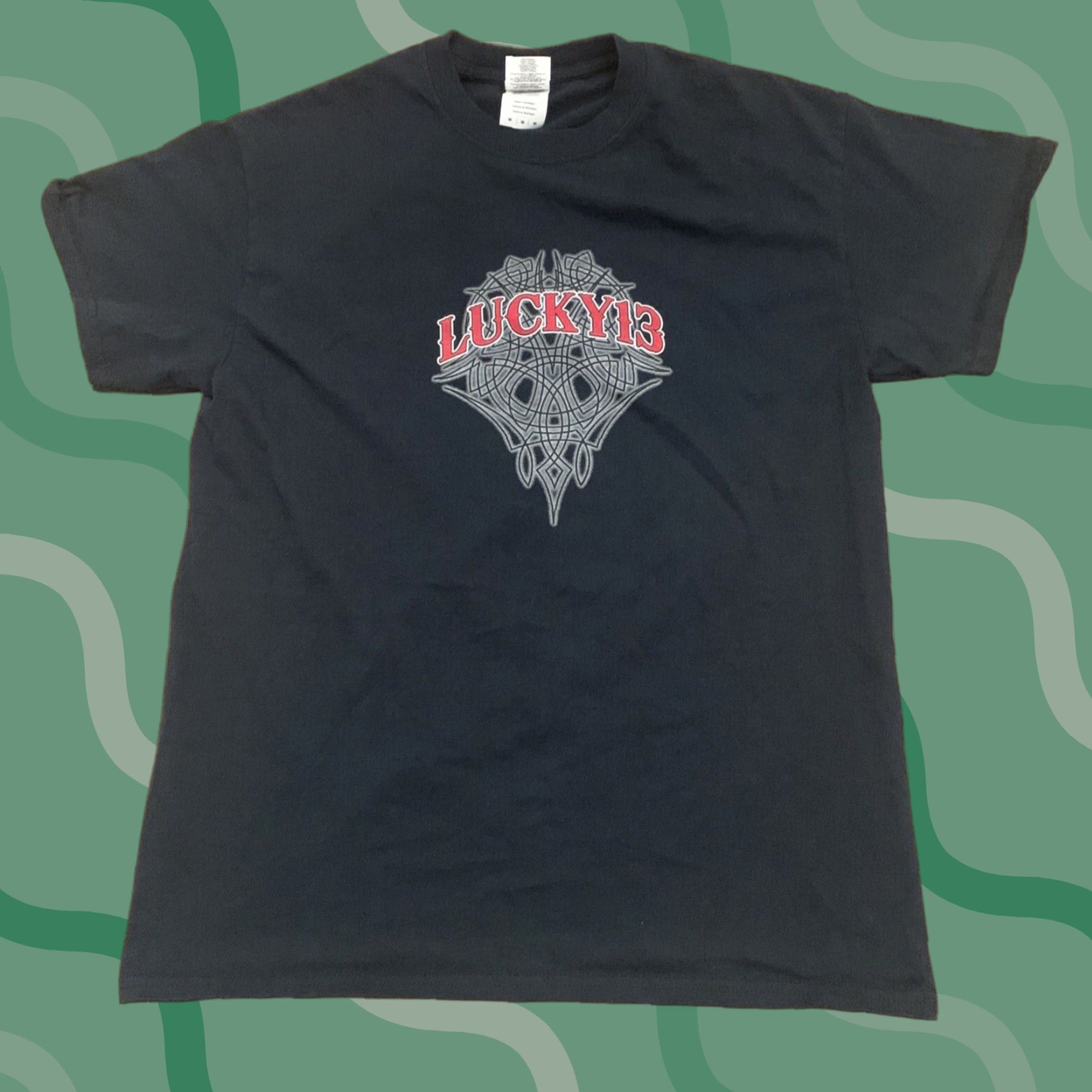 Vintage BIG RIG TRUCKS Lucky 13 T-Shirt Adult Medium Black 18 Wheeler Mens Size US M / EU 48-50 / 2 - 1 Thumbnail