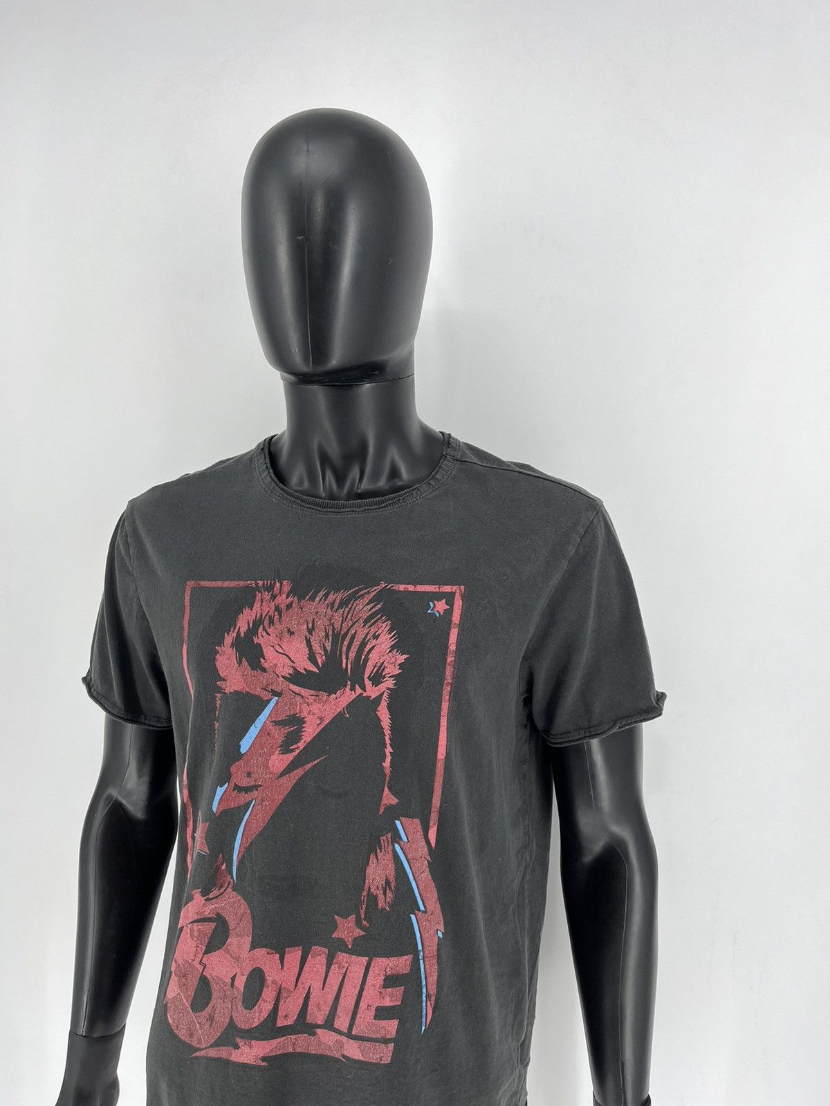 Band Tees David Bowie Punk Music Fashion Tees Streetwear Y2K Bands Size US L / EU 52-54 / 3 - 4 Thumbnail