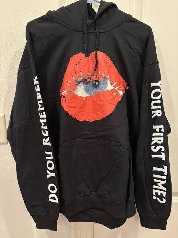 Band Tees The Kid Laroi black Hoodie, NEW, Small, EOTW Tour, PuffPrint Size US S / EU 44-46 / 1 - 3 Thumbnail