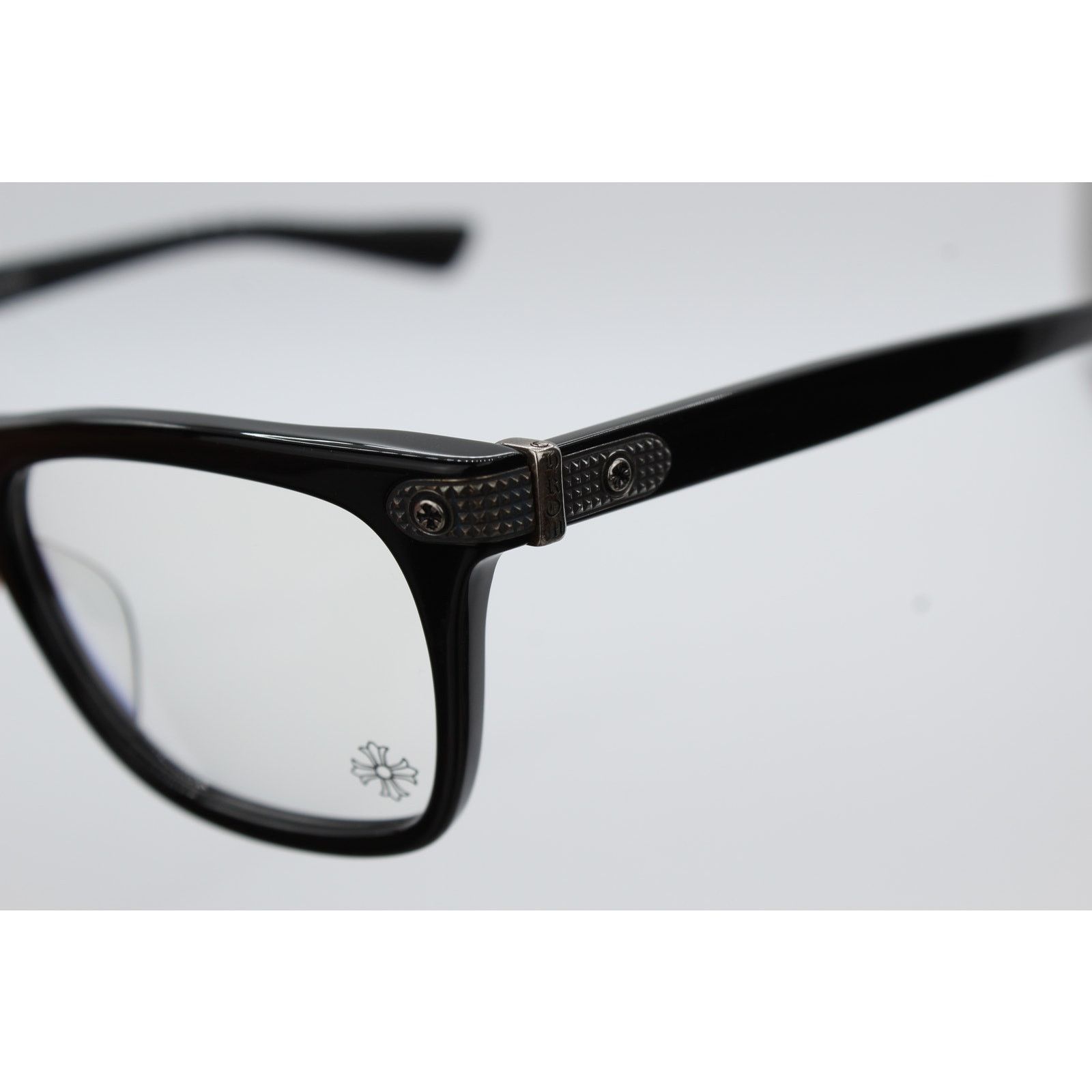 Chrome Hearts Chrome Hearts BEAU NER Eyeglasses 53-19-150 Black Size ONE SIZE - 4 Thumbnail
