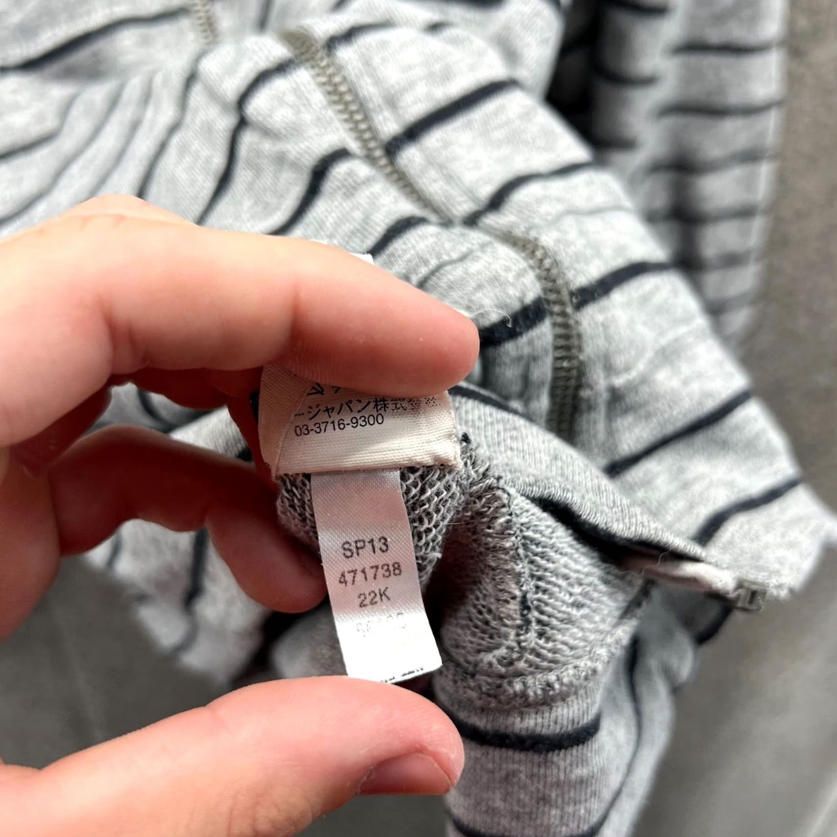 Oakley Oakley Hoodie Mens M Gray Full Zip Fleece Striped Cotton Sweatshirt Sweatshirt Size US M / EU 48-50 / 2 - 7 Thumbnail