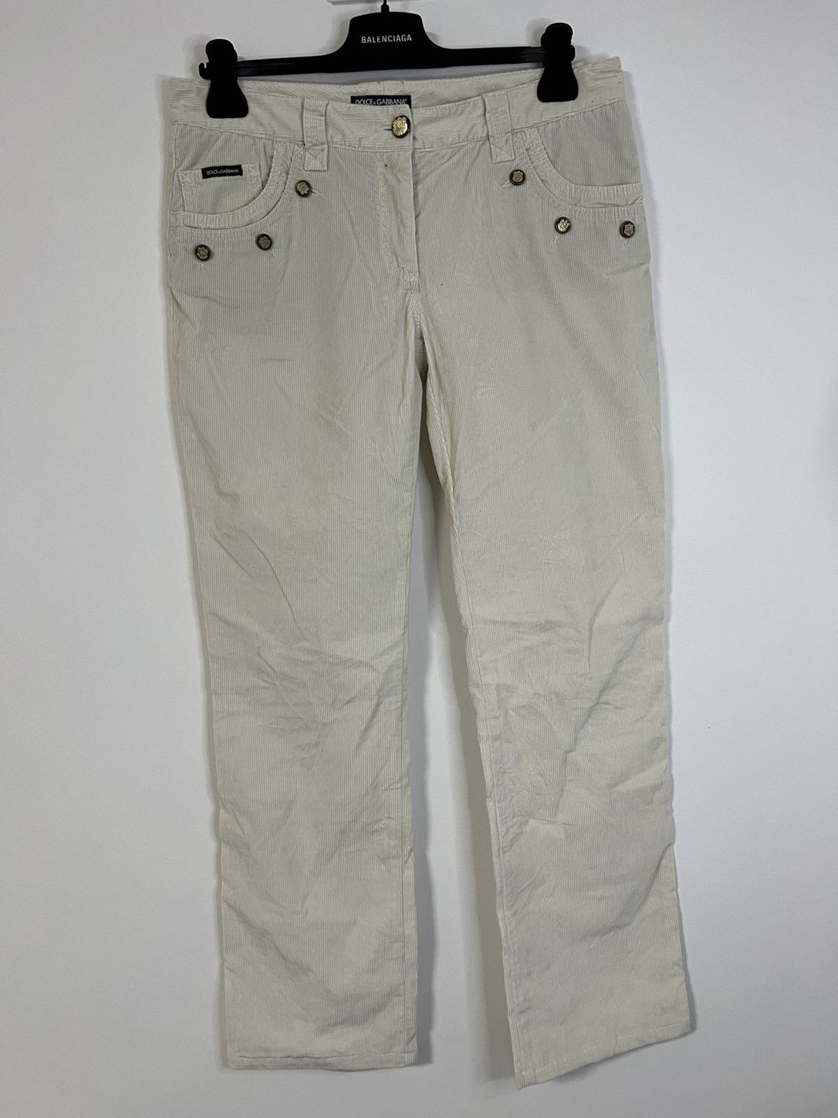 Dolce & Gabbana Dolce & Gabbana M jeans pants white Size 32" / US 10 / IT 46 - 1 Thumbnail
