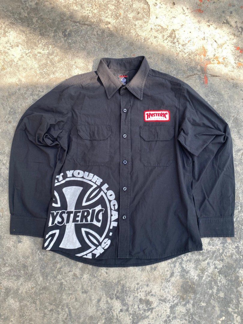 Hysteric Glamour Hysteric glamour big logo shirt Size US M / EU 48-50 / 2 - 1 Thumbnail