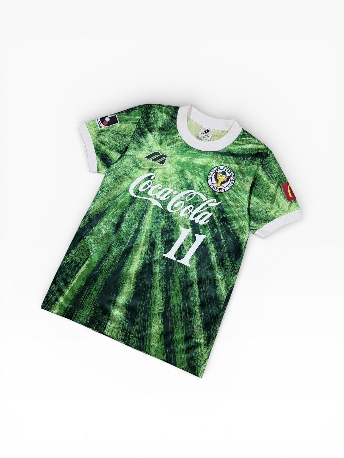 Vtg⚽️92-93 Mizuno Tokyo Verdy Kazuyoshi Miura#11 Jersey