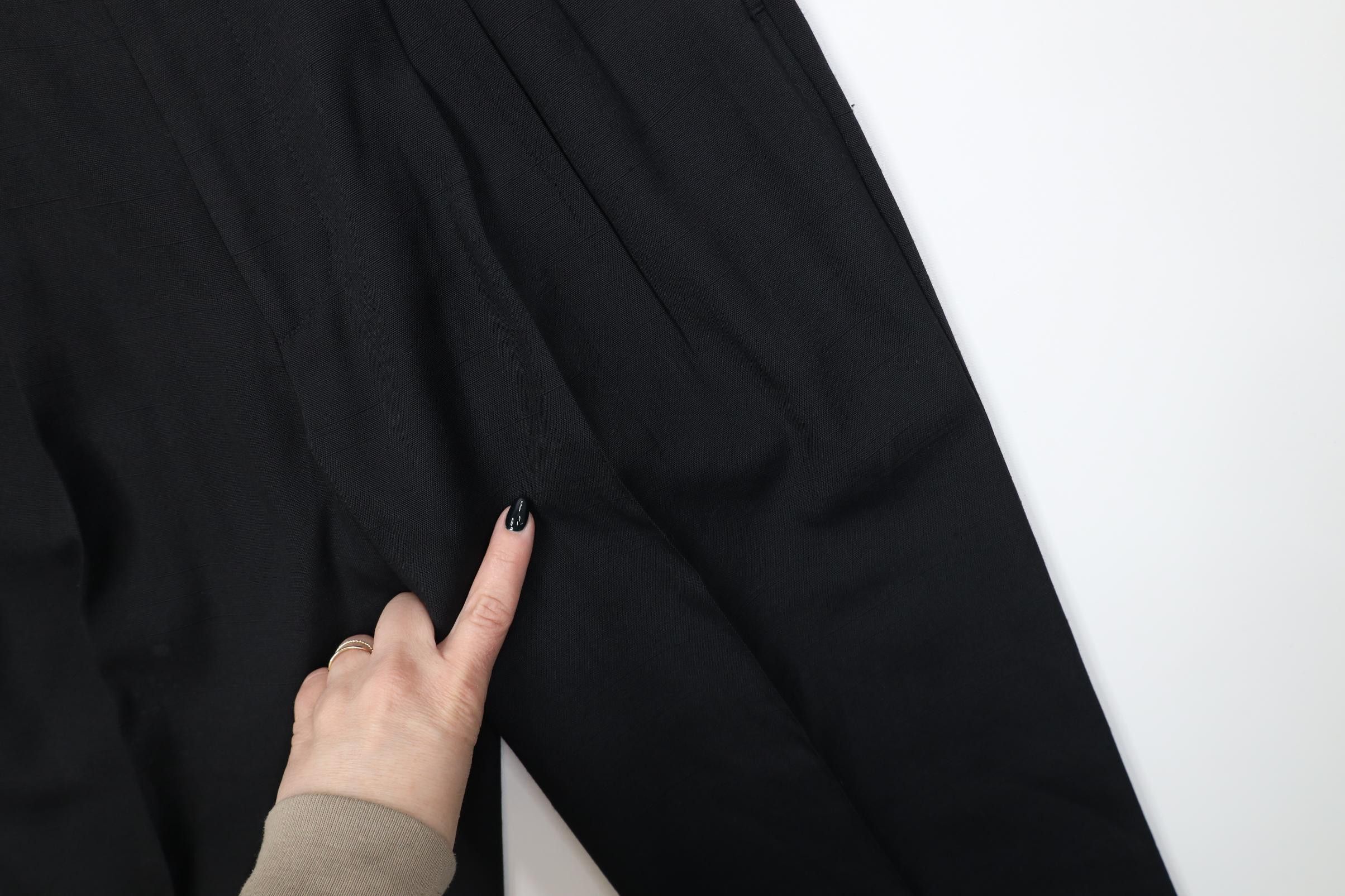 Vintage Vintage 90s Hollywood Regency Gabardine High Waisted Pants Size US 30 / EU 46 - 6 Thumbnail