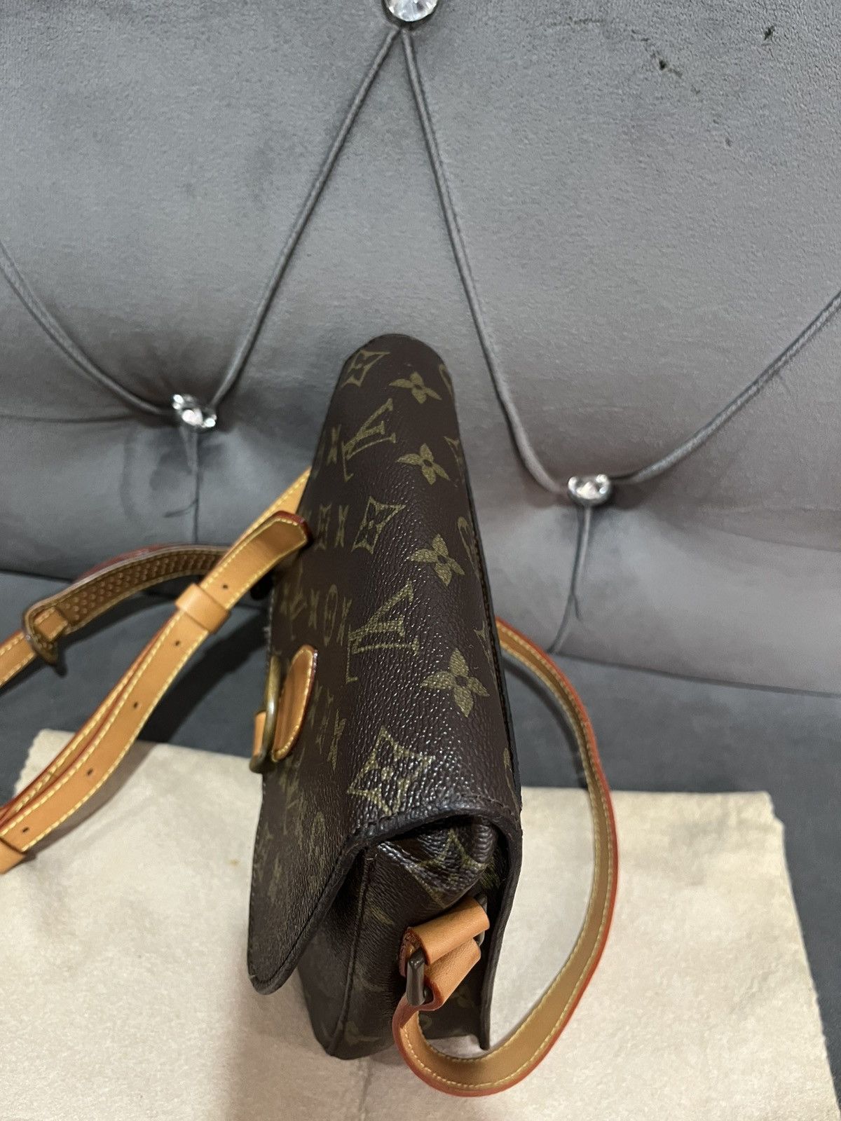 Louis Vuitton Authentic Louis Vuitton Saint Cloud Brown Shoulder Bag Size ONE SIZE - 11 Thumbnail