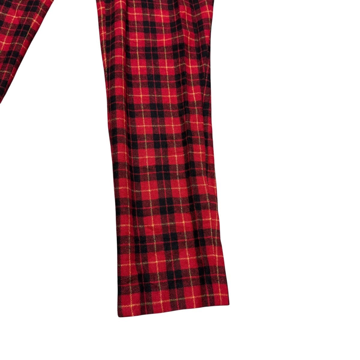 Mari's Rock MALKO MALKA Tartan Plaid Red Punk Trouser Size US 30 / EU 46 - 9 Thumbnail