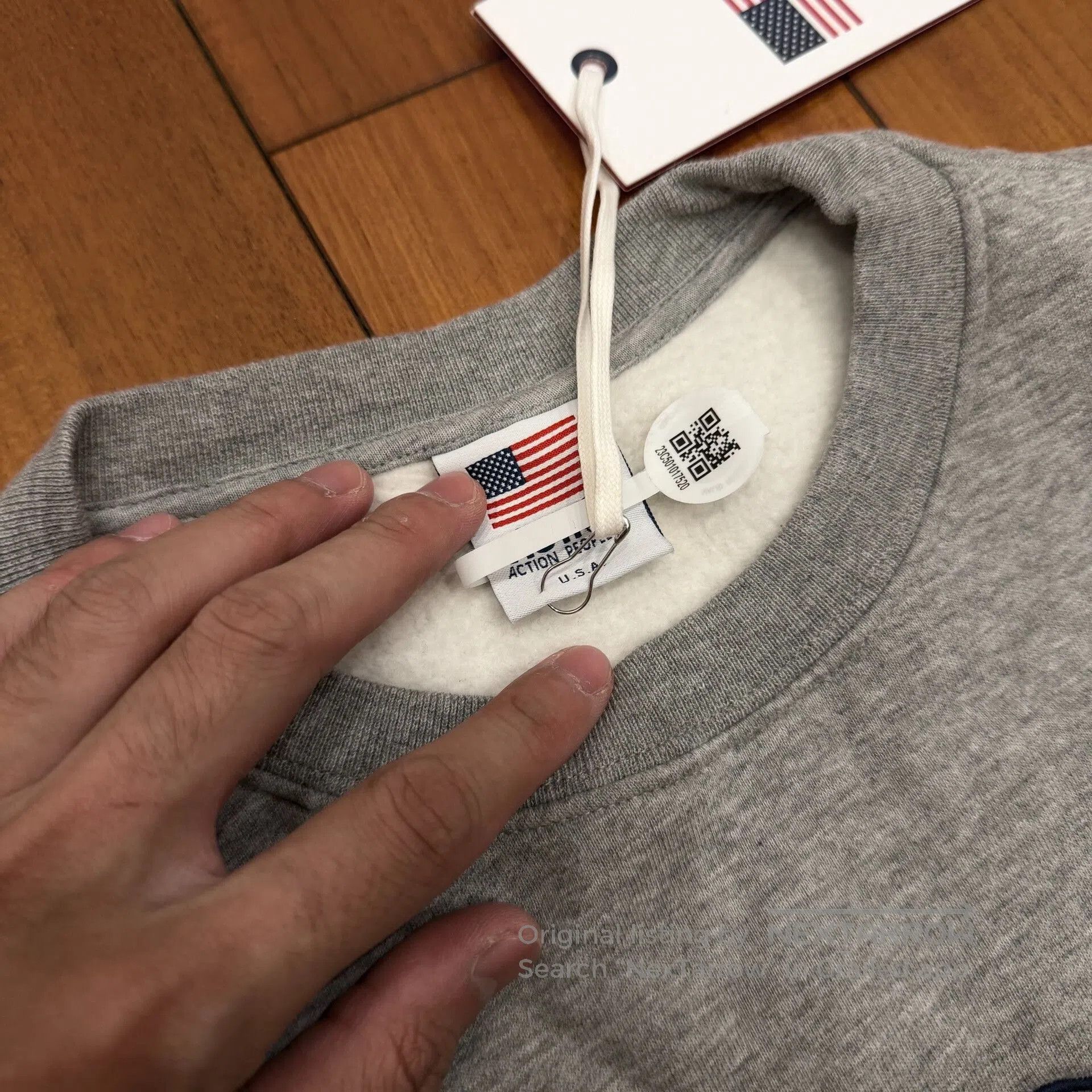 AUTRY Autry Gray Crewneck Sweatshirt. Size US L / EU 52-54 / 3 - 3 Thumbnail