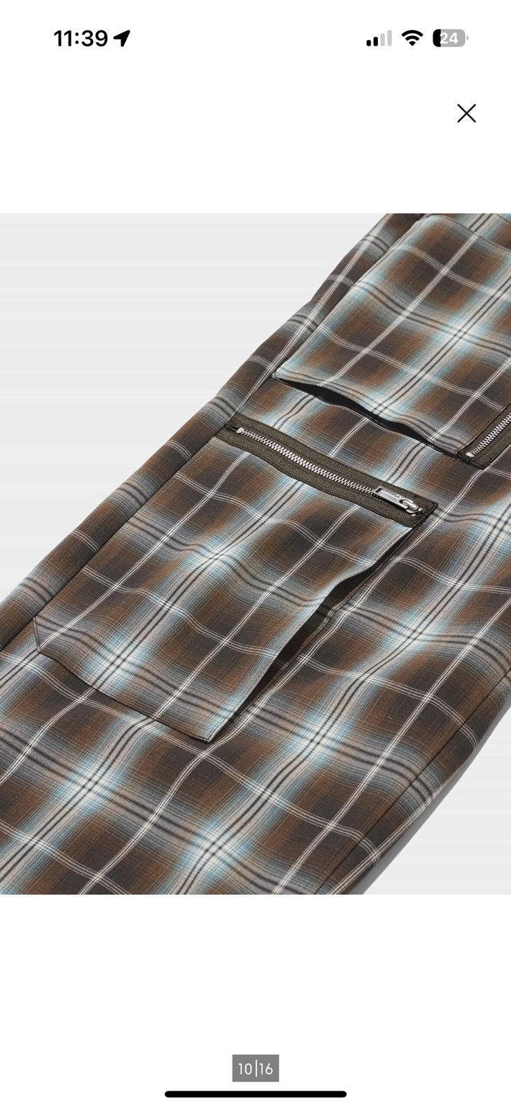 GU × Undercover × Uniqlo Zip Pocket Pants Plaid Size US 34 / EU 50 - 17 Thumbnail