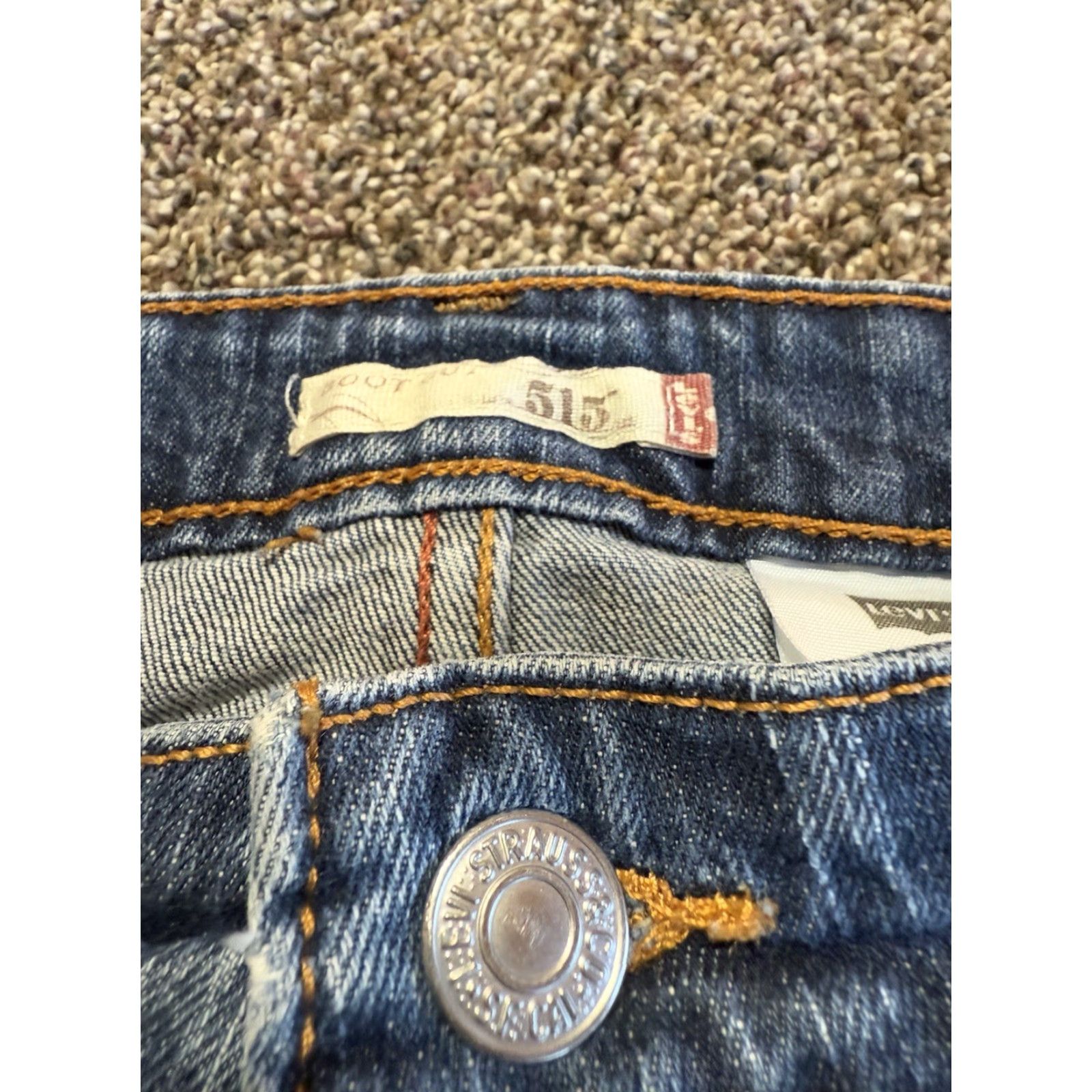 Levi's Levi's 515 Jeans Size 20 Blue Denim Bootcut Women Regular 31in Inseam 5-Pocket Logo Vintage No Size 42" / US 20 - 4 Thumbnail