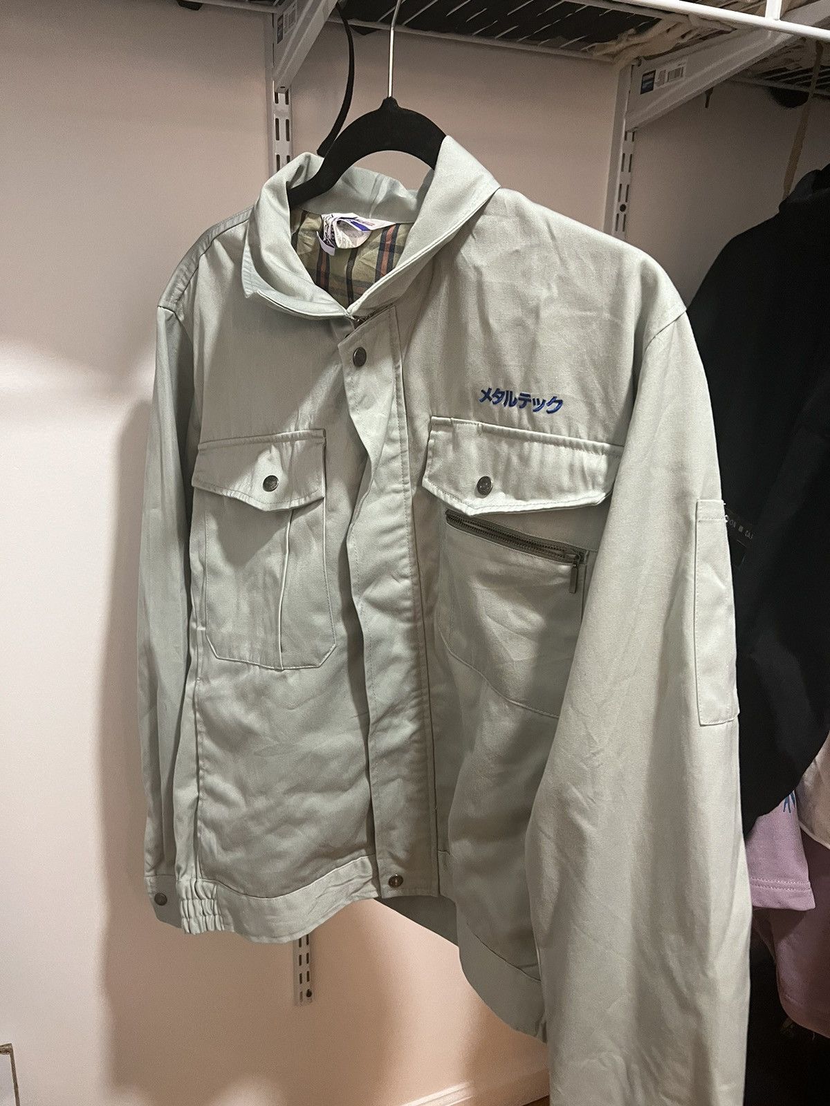 Japanese Brand × Vintage Japanese Vintage Workwear Light Jacket Size US S / EU 44-46 / 1 - 1 Thumbnail