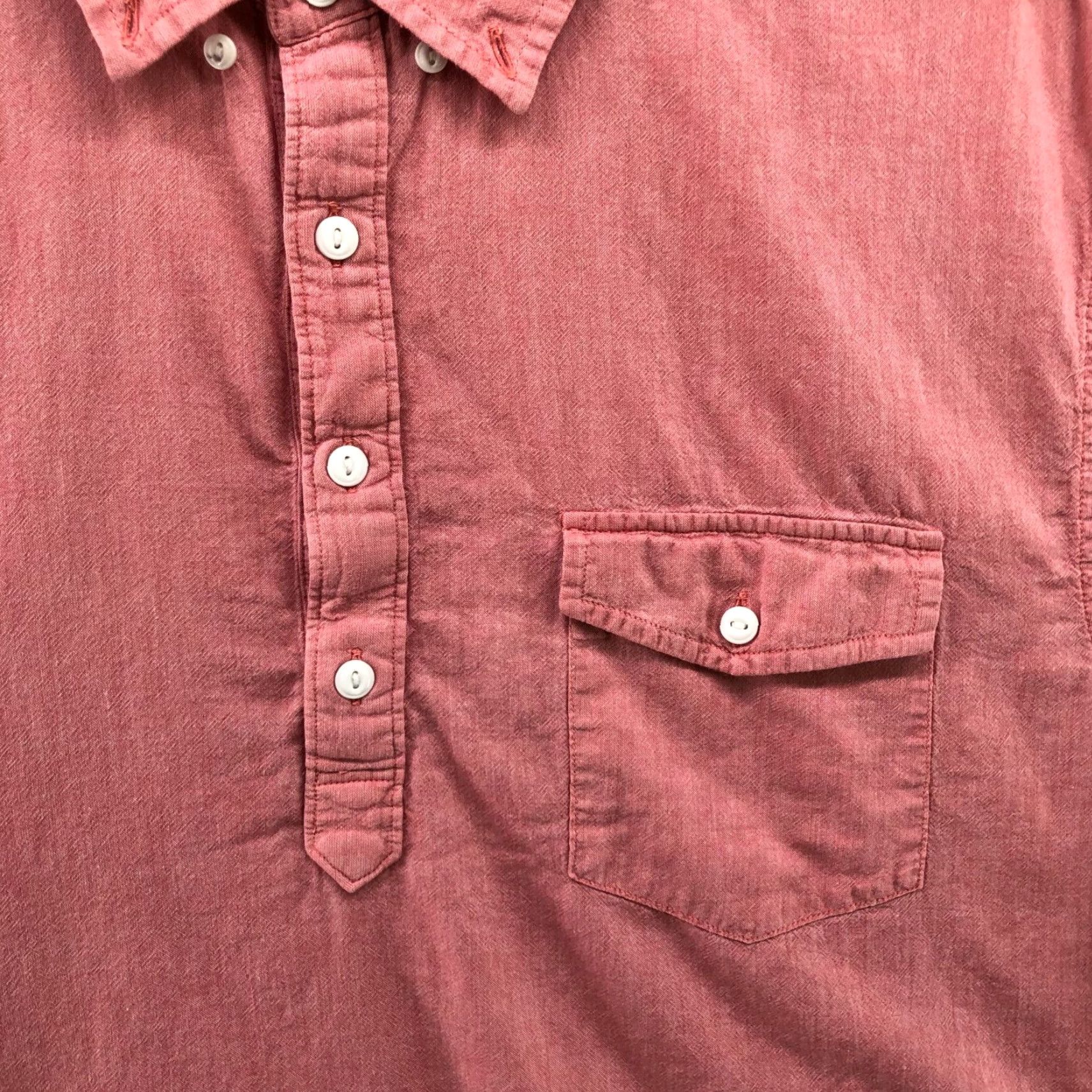 Bonobos Bonobos Shirt Pink Mens XXL Short Sleeve Button Front Pocket Polo Shirt Size US XXL / EU 58 / 5 - 5 Thumbnail
