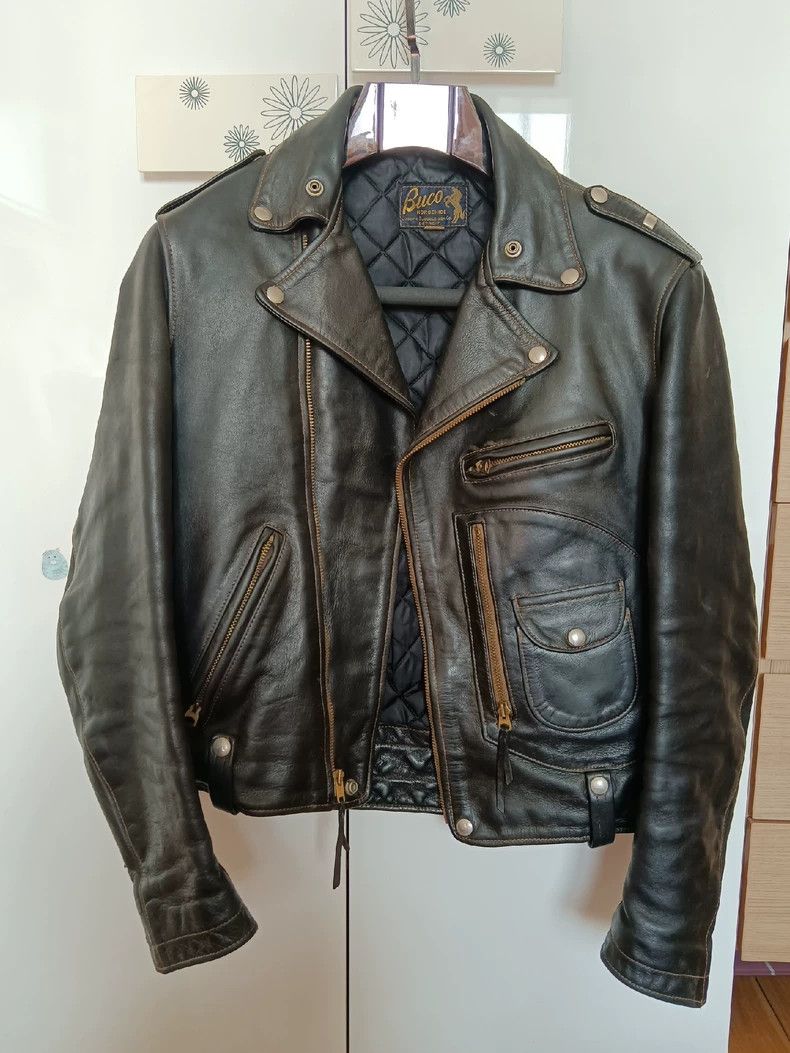 The Real McCoy's The Real Mccoys size 40 BUCO Series, Brown Horsehide Size US XL / EU 56 / 4 - 1 Thumbnail