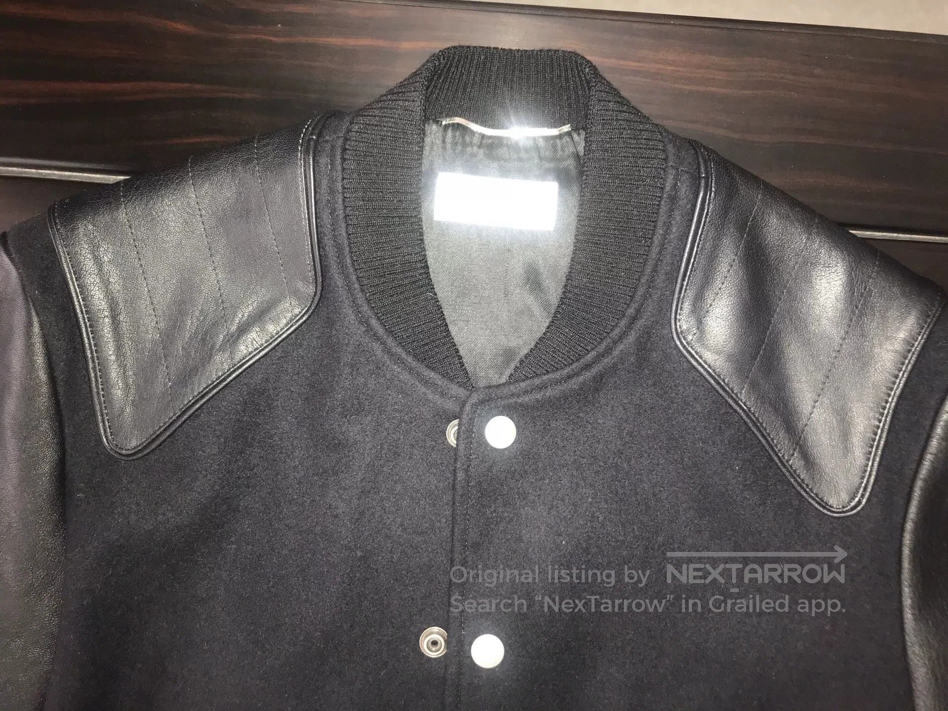 Yves Saint Laurent saint laurent wool and leather varsity jacket. Size US M / EU 48-50 / 2 - 3 Thumbnail