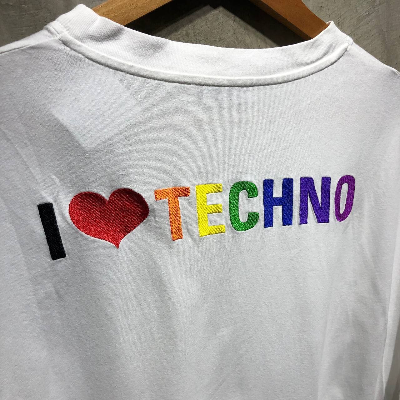 Balenciaga Balenciaga I love techno tee Size US L / EU 52-54 / 3 - 3 Thumbnail
