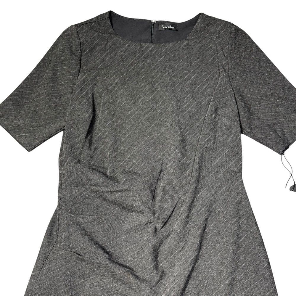 Nicole Miller NWT New $179 Nicole Miller Grey Short Sleeve Asymmetrical H Size XL / US 12-14 / IT 48-50 - 3 Thumbnail