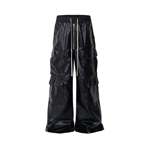 Leather Asakura x Konno Baggy PU Lether Denim Jeans Size US 32 / EU 48 - 5 Thumbnail